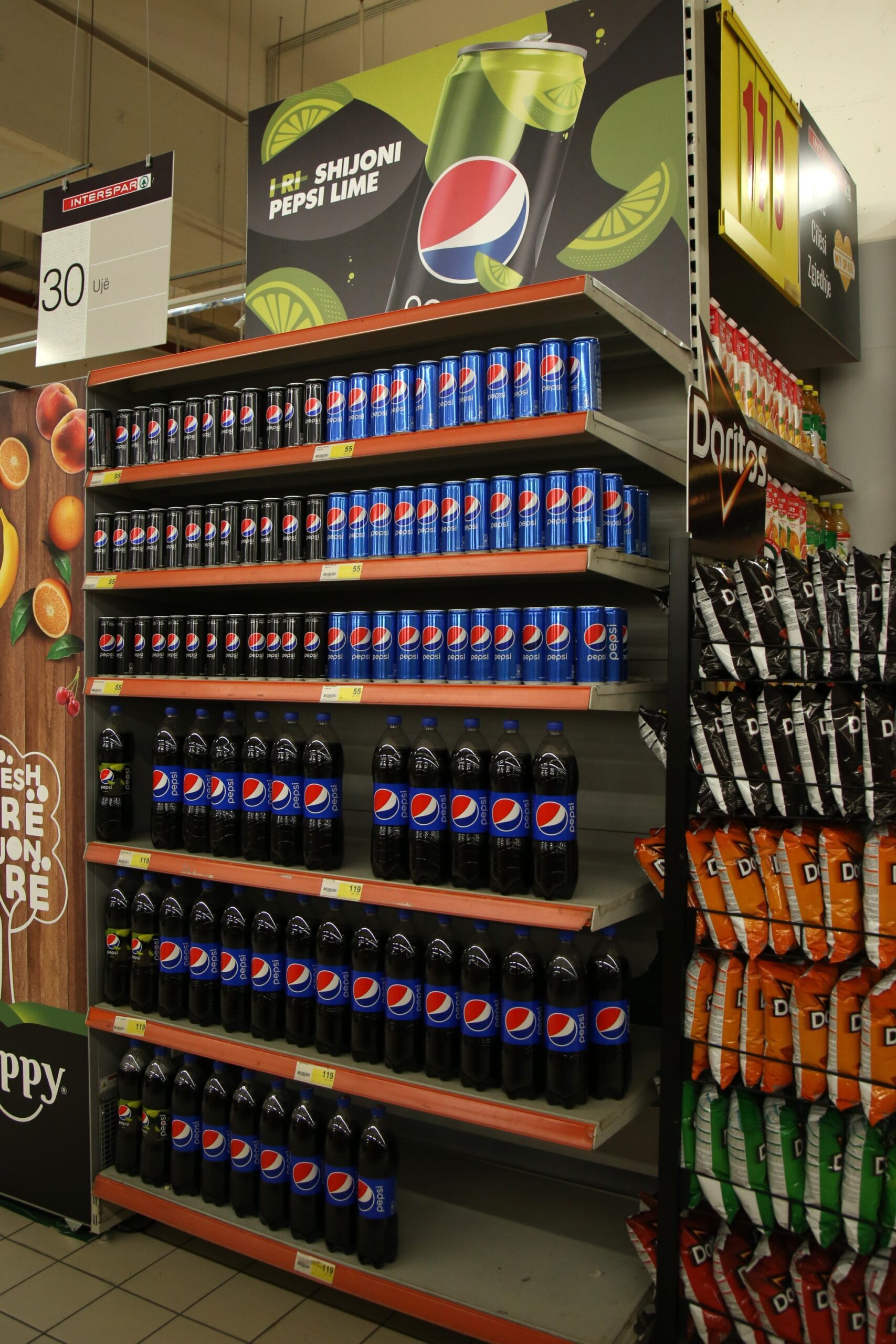 Espositore Pepsi da terra